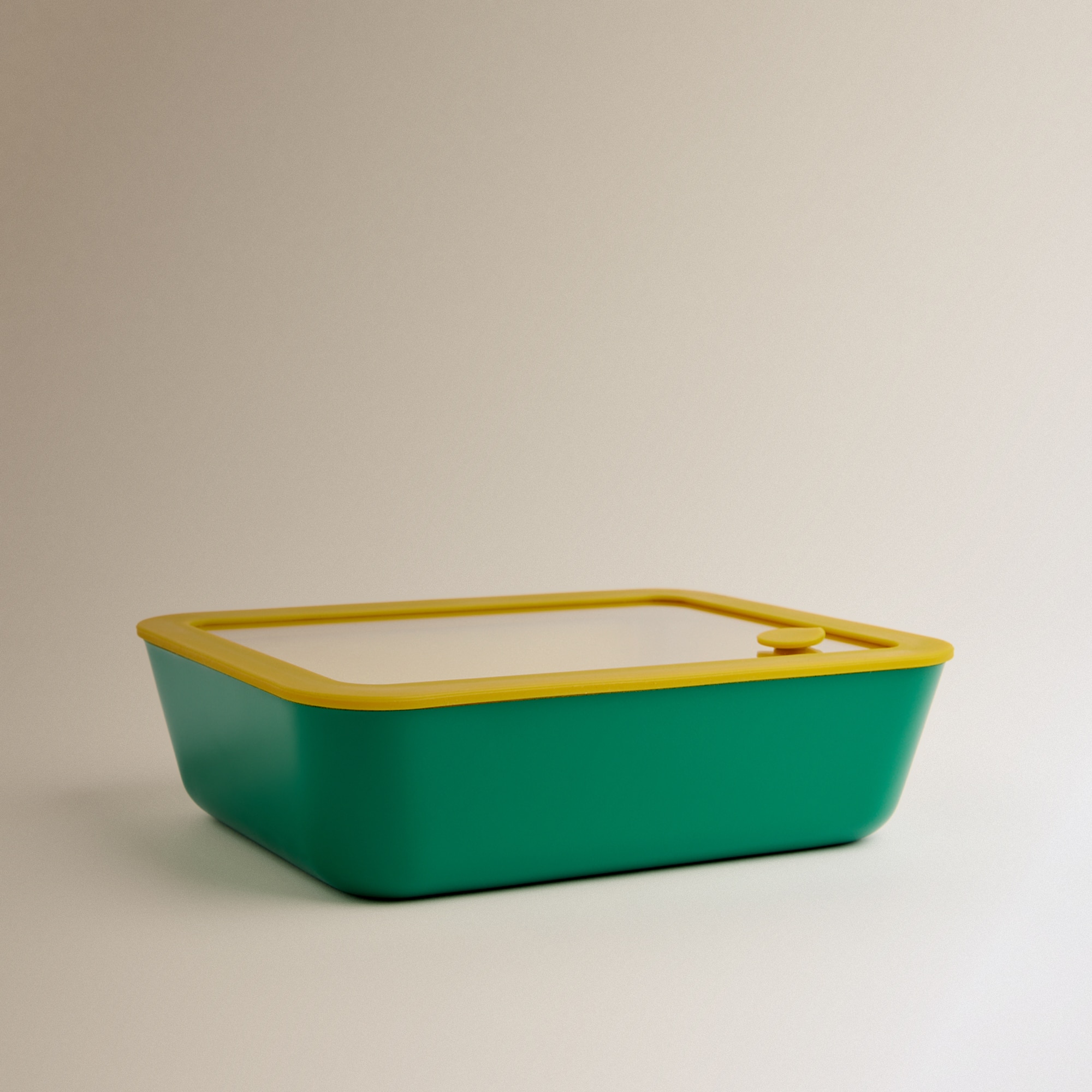 Recipiente Hermético de Vidro Market - 1,4 L Verde-1