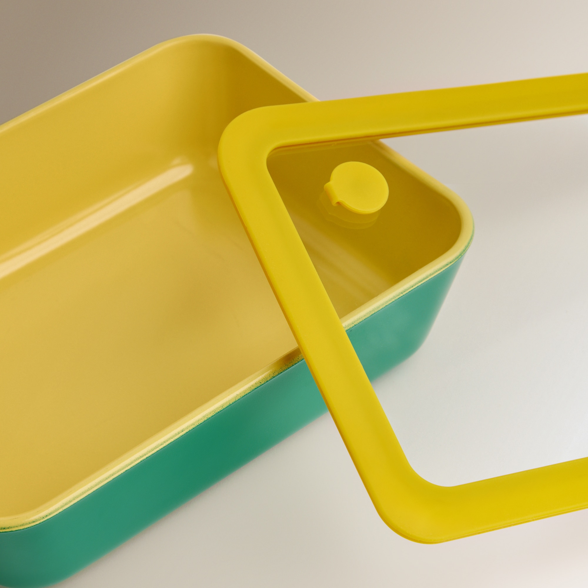 Recipiente Hermético de Vidro Market - 1,4 L Verde-3