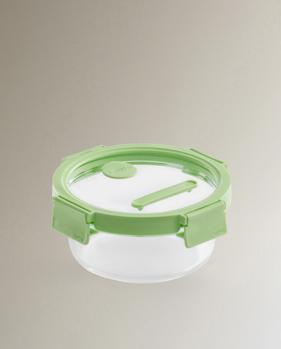 Imagen 0 de Recipiente hermético 650 ml redondo Green Lékué Verde