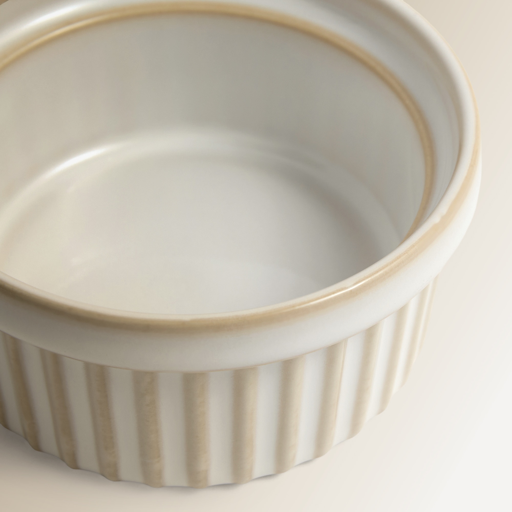 Ramequim de Cerâmica Rome Bege-2