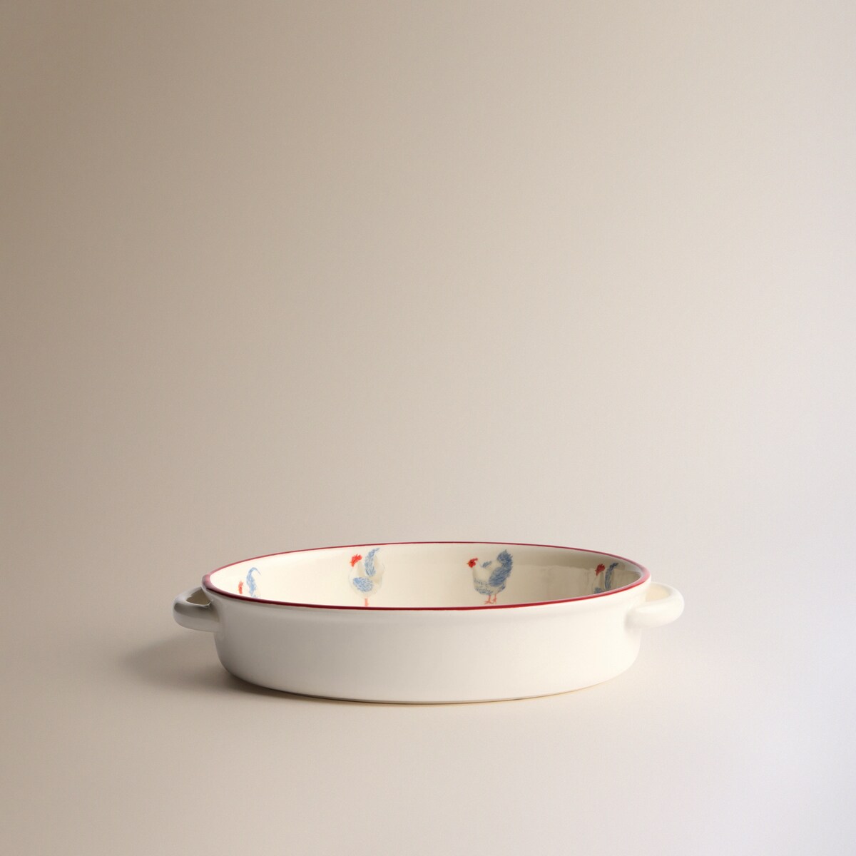 Tabuleiro de Forno Oval Farm Multicolor-3