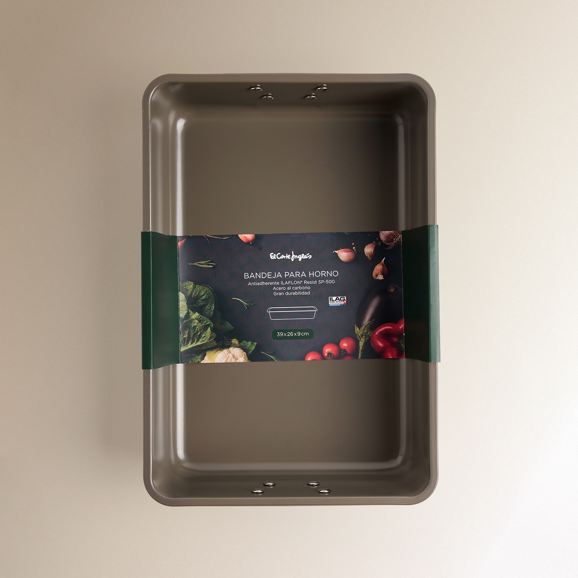 Tabuleiro Fundo de Aço para o Forno Cinzento-4