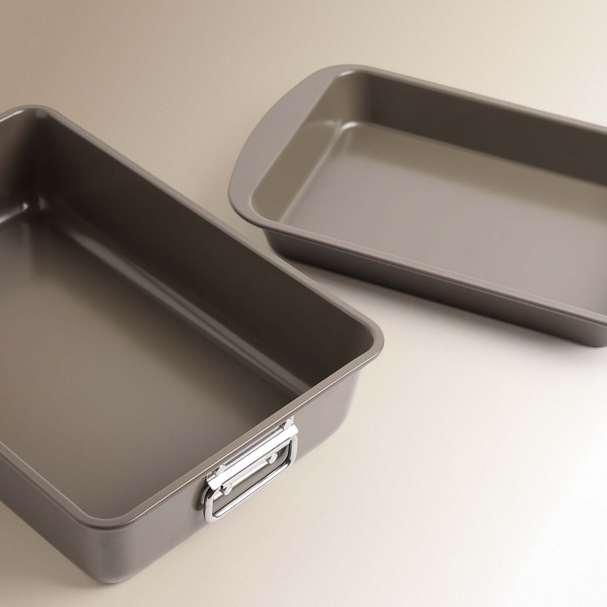 Tabuleiro Fundo de Aço para o Forno Cinzento-5