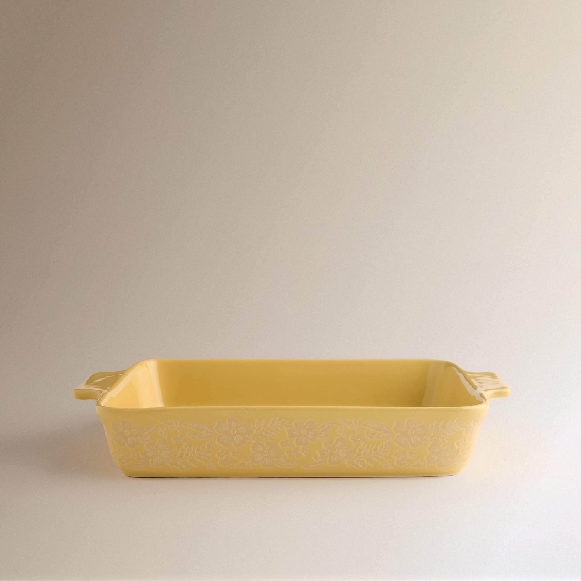 Tabuleiro de Forno de Cerâmica Bakery Amarelo-2