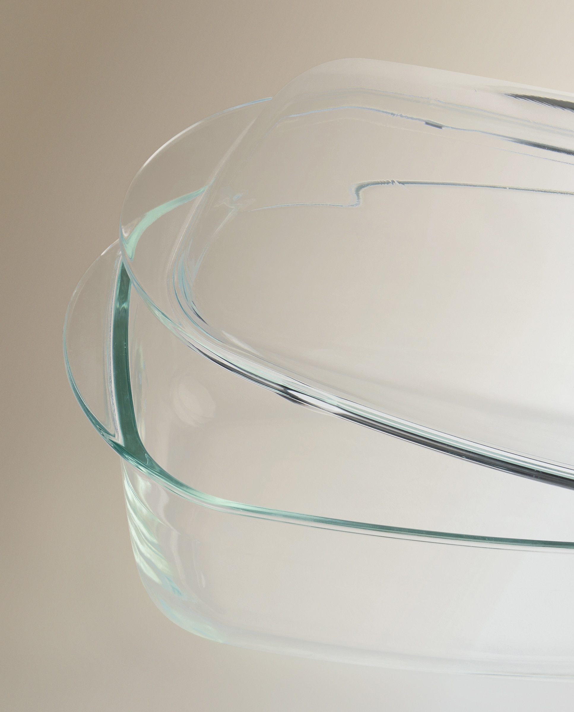 Caçarola Oval com Tampa de Borossilicato Transparente-3