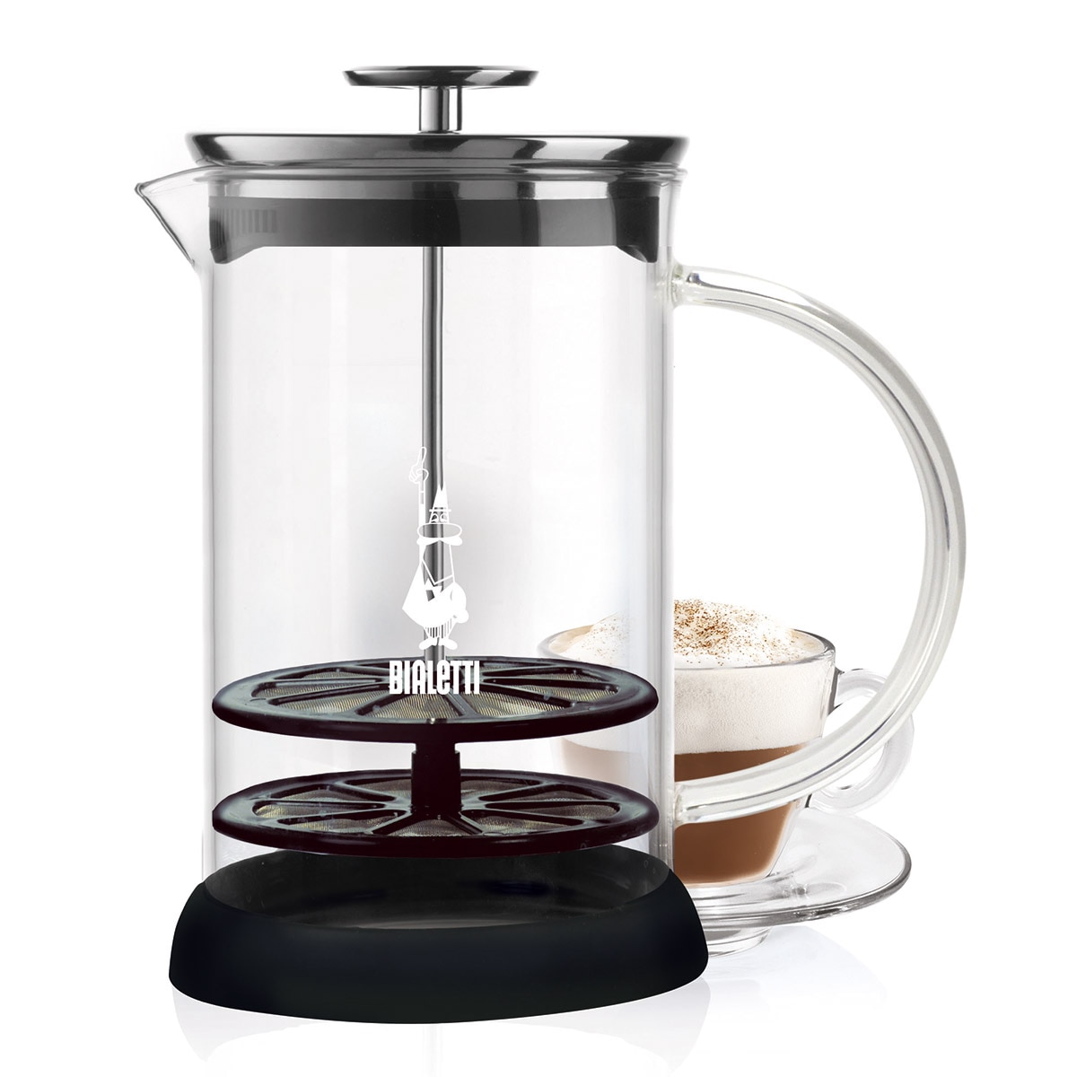 Jarra batedeira de leite Bialetti Transparente-2