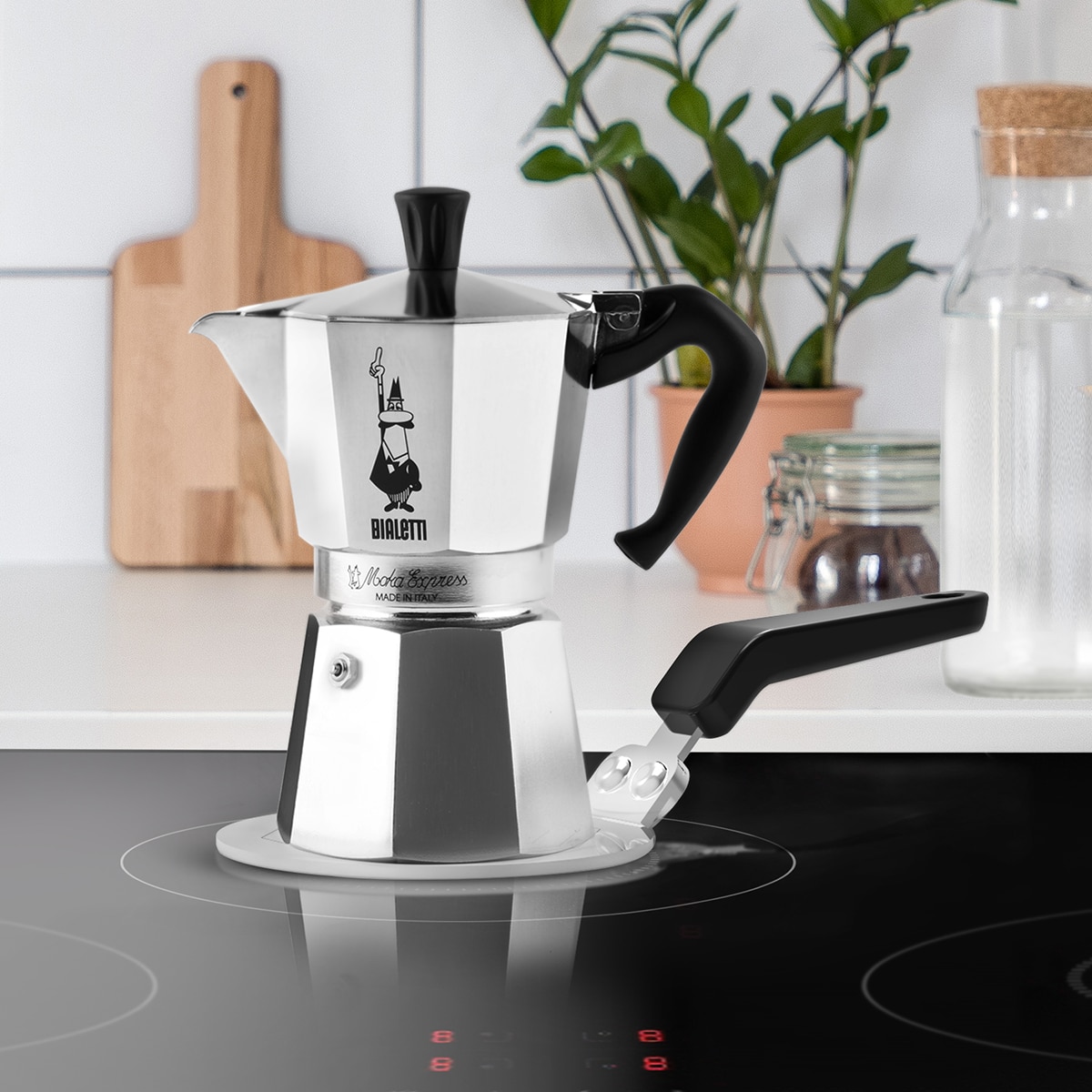 Adaptador de cafeteiras para placas de indução Bialetti Aço-3