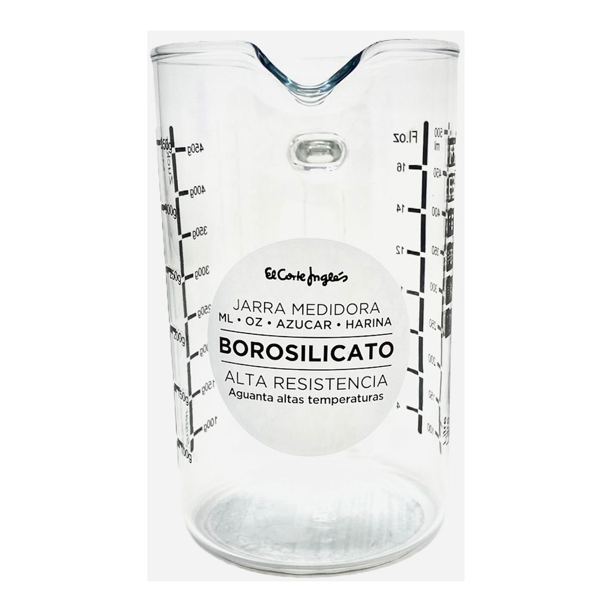 Jarra medidora borosilicato apta para vitrocerámica El Corte Inglés Cristal-4