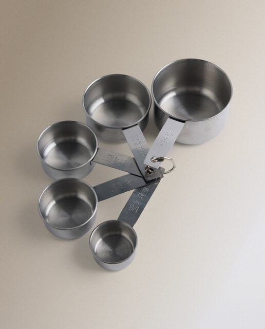 Set 5 tazas medidoras de acero inoxidable El Corte Inglés
