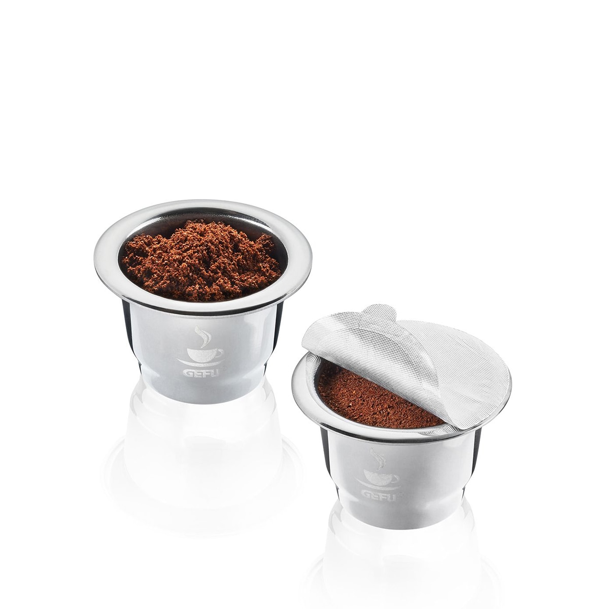 Imagem 0 de Conjunto de 2 Cápsulas de Café Reutilizáveis