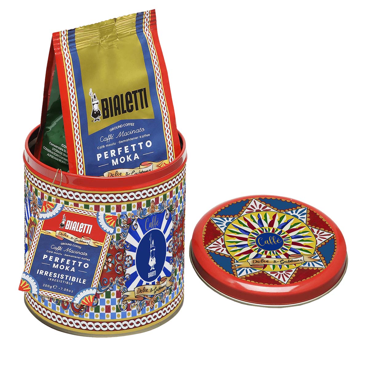 Conjunto de Frasco e Café Moka Dolce & Gabbana Multicolor-1