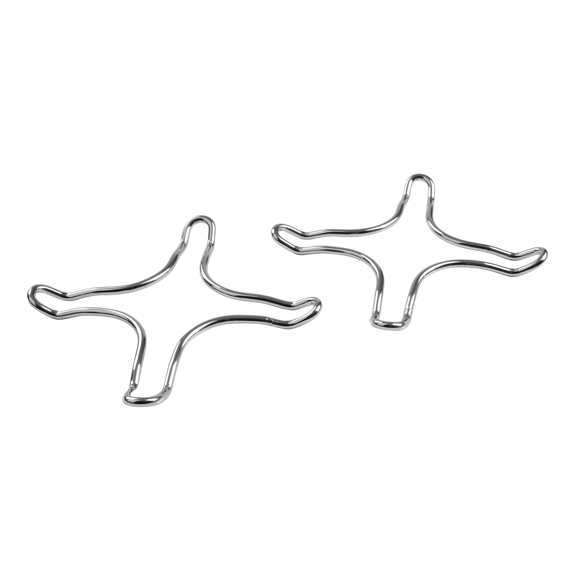Set de 2 soportes reductores para cocina de gas Fackelmann Acero-1