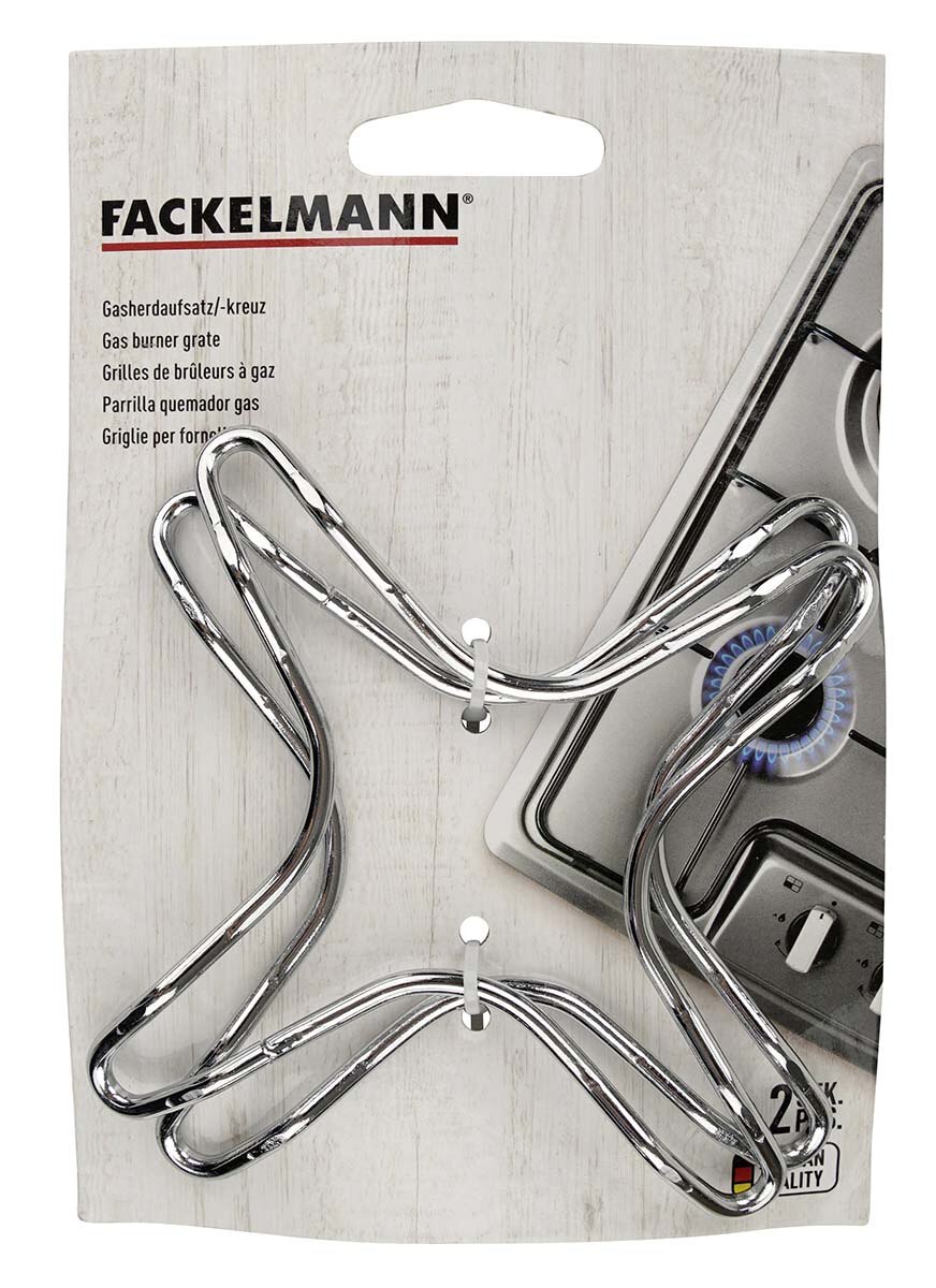 Set de 2 soportes reductores para cocina de gas Fackelmann Acero-3