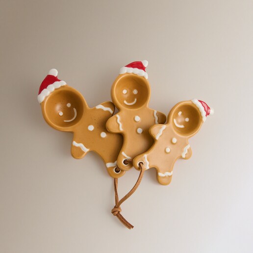 Set de 3 cucharas medidoras Galleta Jengibre Navidad