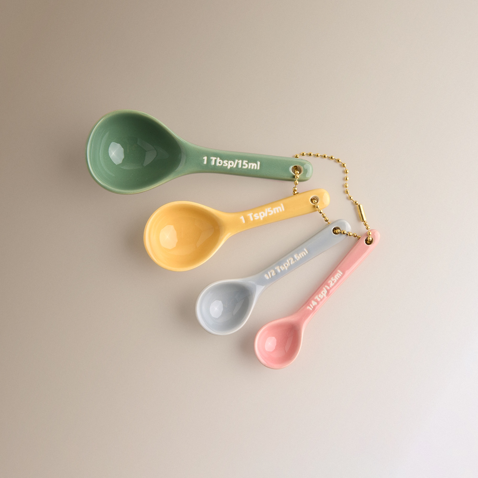 Conjunto de 4 Colheres Medidoras Bakery Multicolor-1