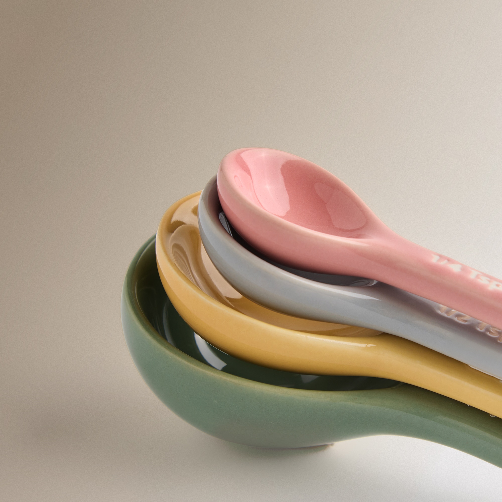 Conjunto de 4 Colheres Medidoras Bakery Multicolor-3