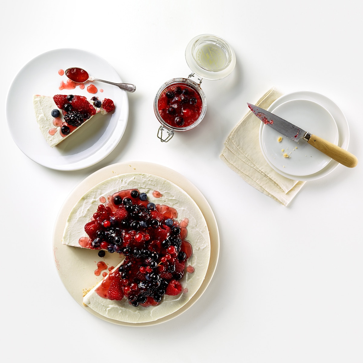 Prato de cerâmica Springform Lékué Branco-4