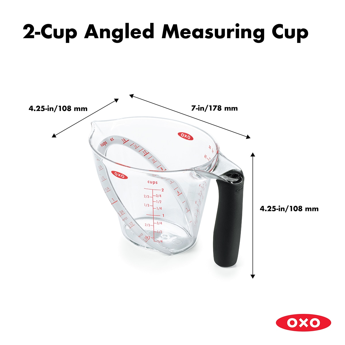Jarra Medidora Good Grips - 250 ml Transparente-5