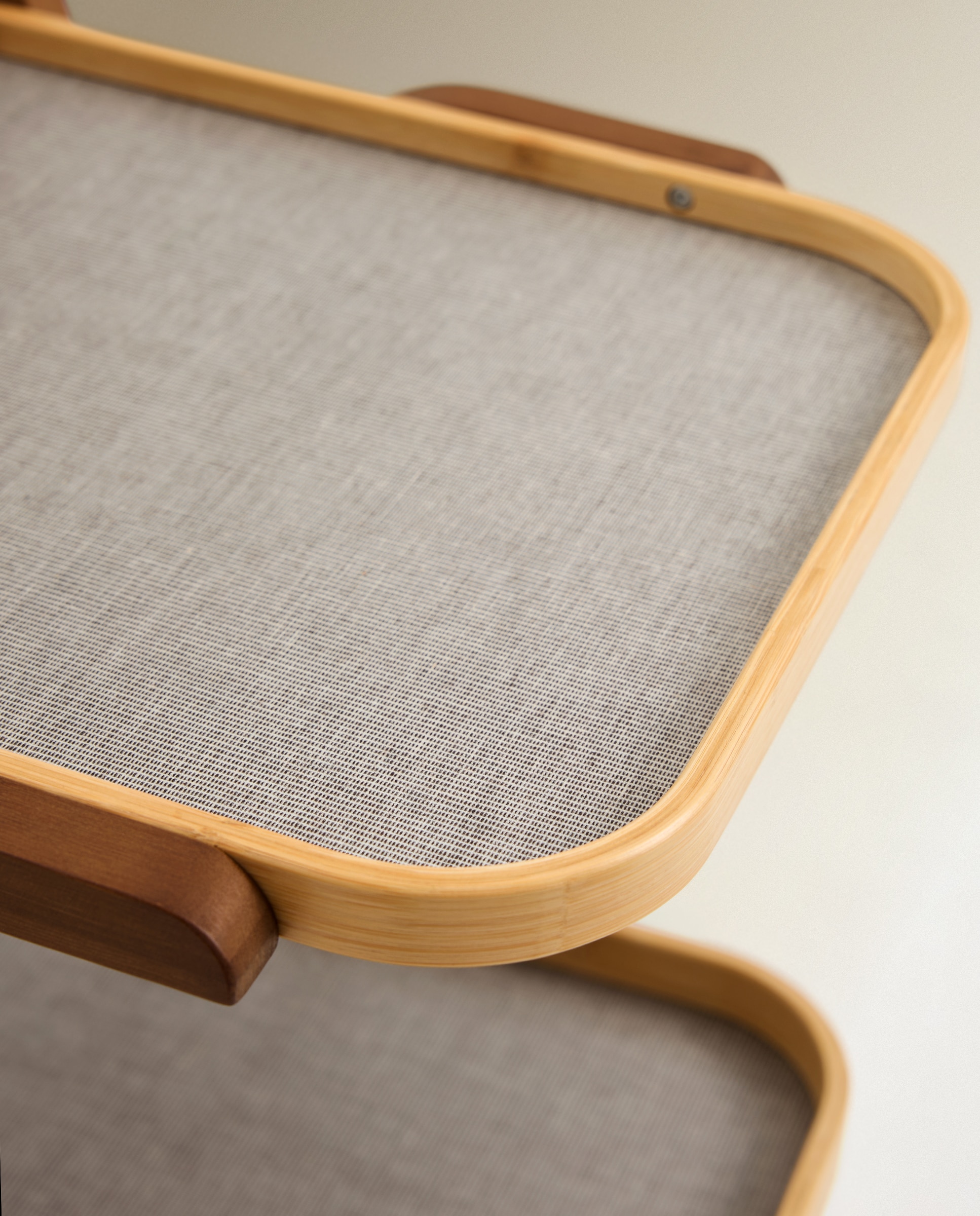 Carrinho Auxiliar de Madeira Natural-5