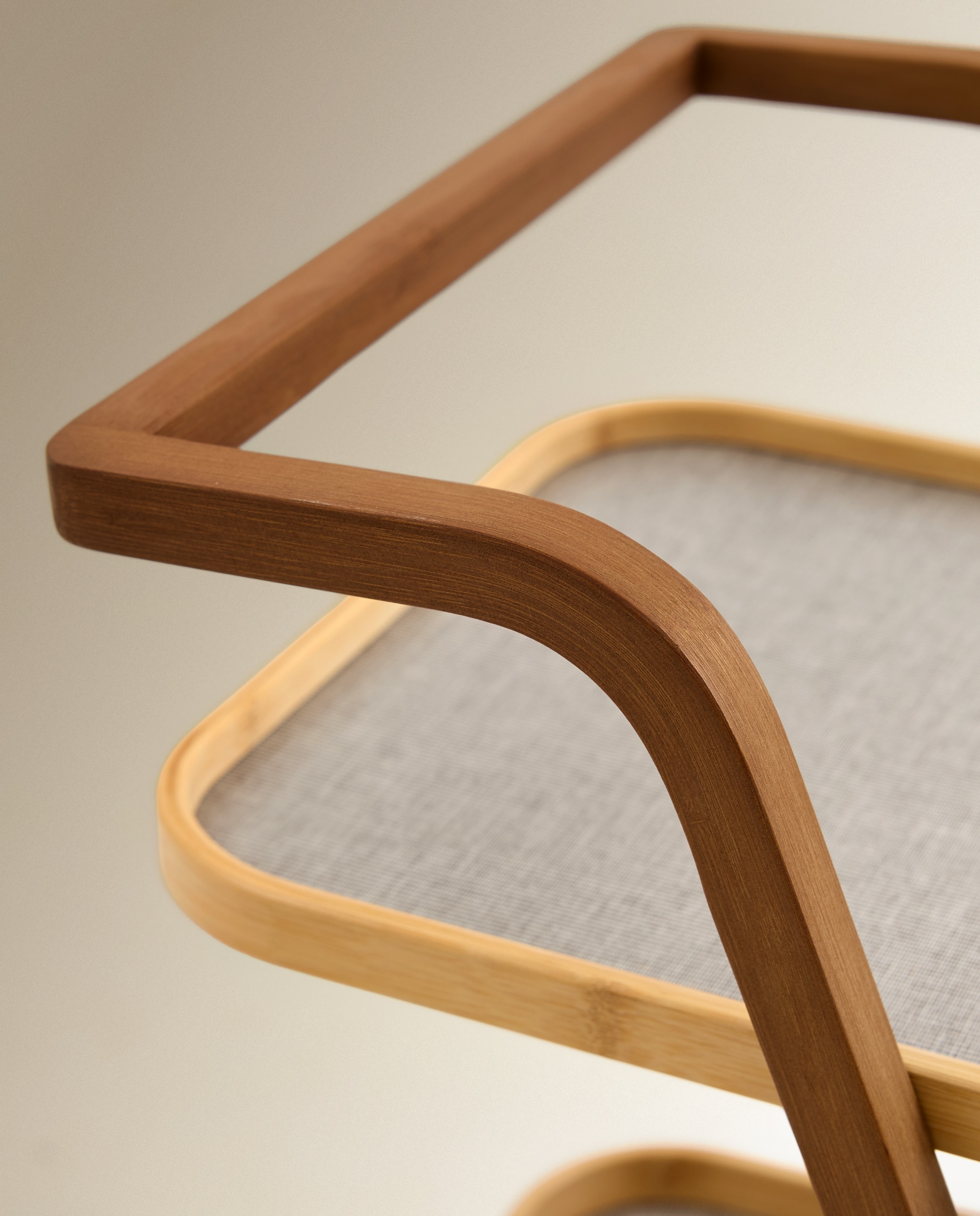 Carrinho Auxiliar de Madeira Natural-6