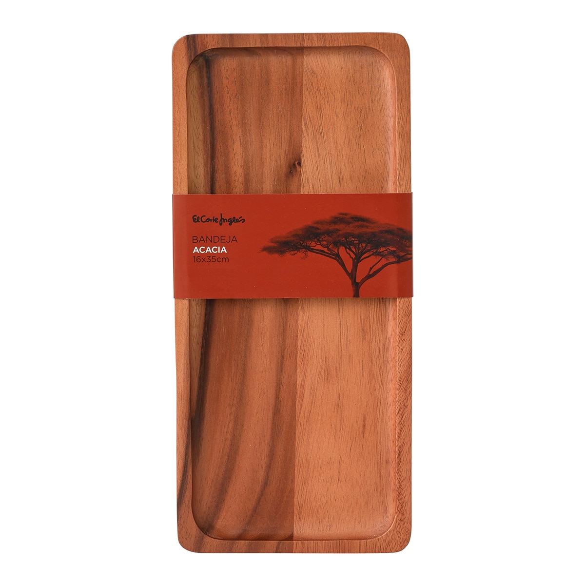 Bandeja Acácia El Corte Inglés Castanho-2