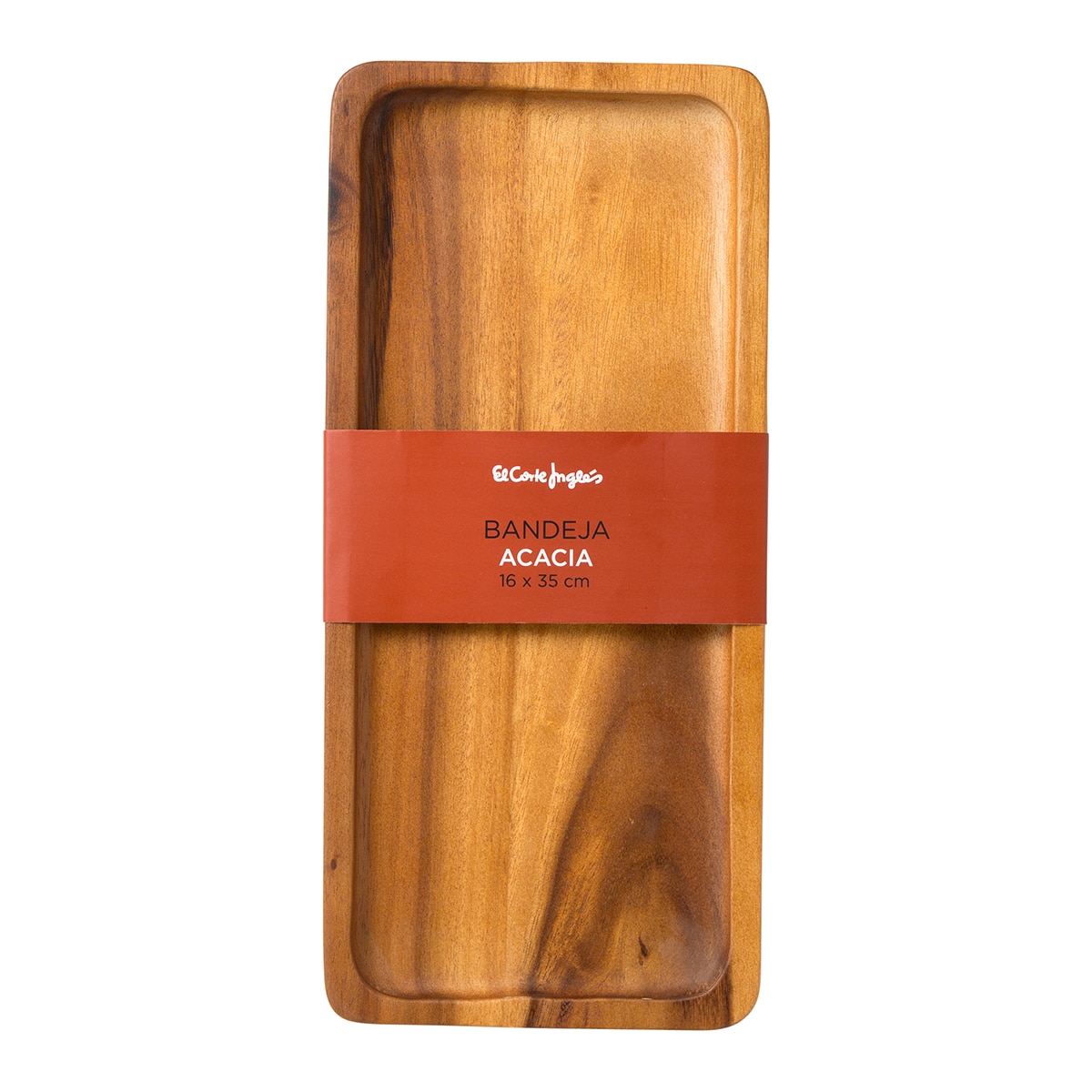 Bandeja Acácia El Corte Inglés Castanho-6