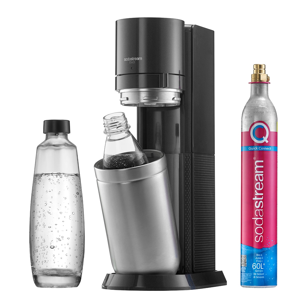 Máquina Duo para Carbonatar Água Preto-7