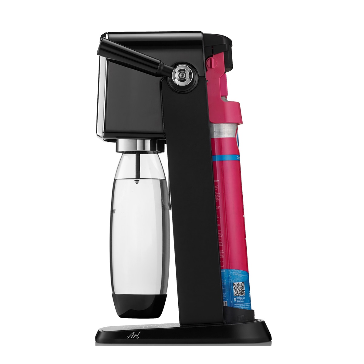 Máquina de Carbonatação de Água com Cilindro e Frasco Art - Preto Preto-5