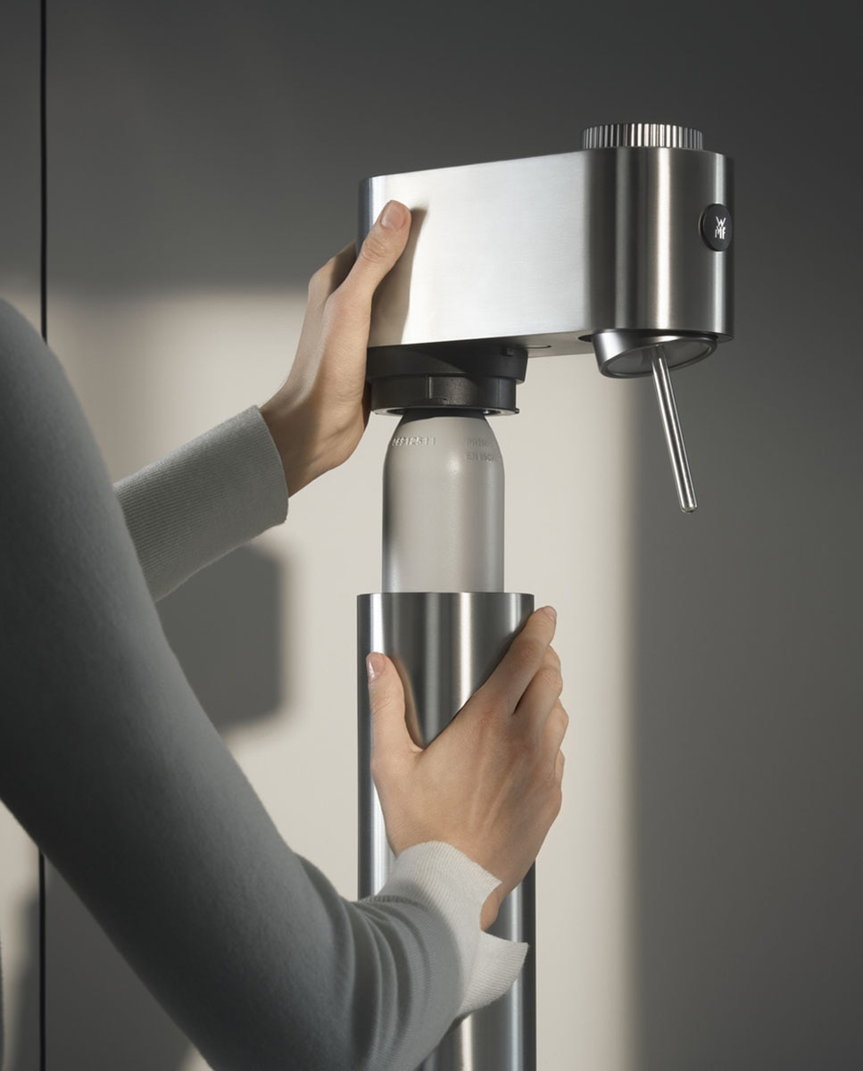 Máquina automática de água com gás Element One WMF – 3 níveis de gaseificação Metálico-6
