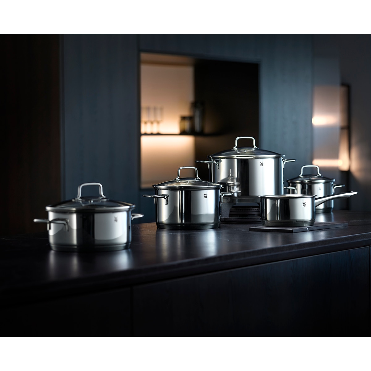 Trem de cozinha de 5 peças Astoria Aço-5