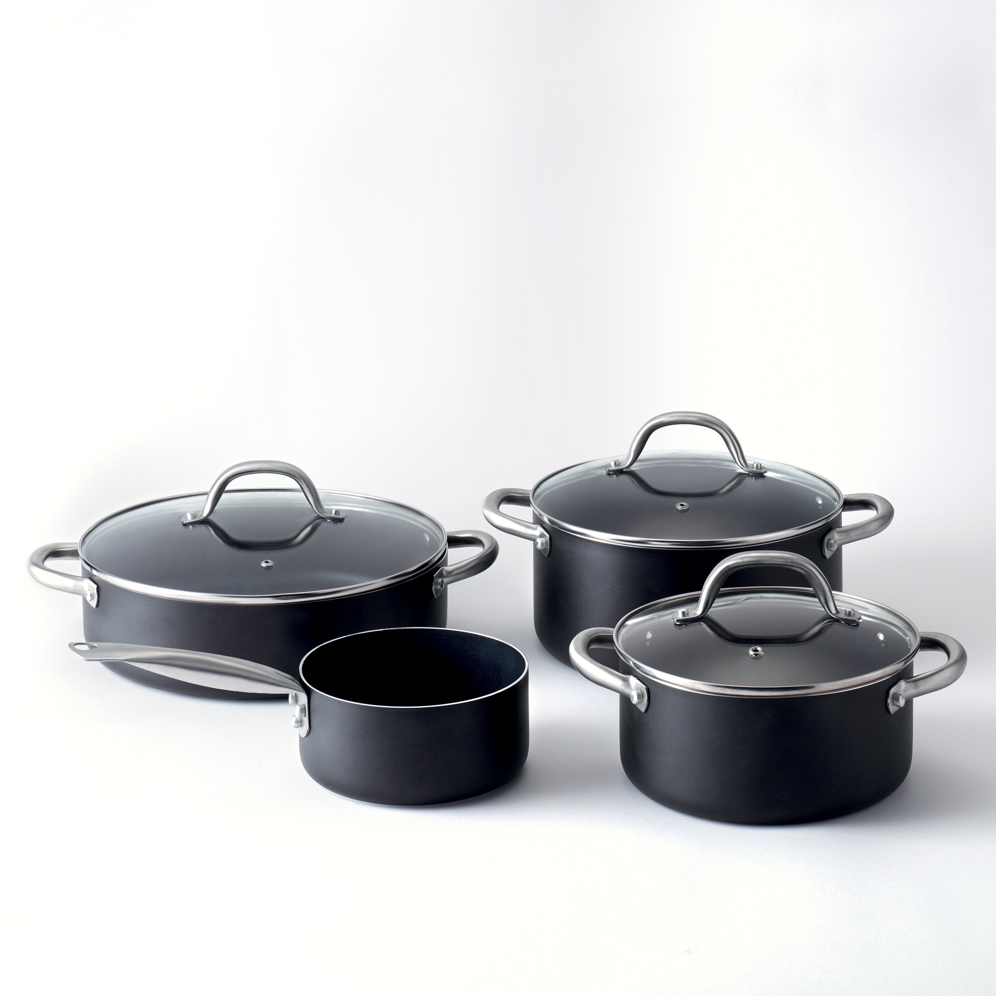 Imagen 0 de Batería de cocina de 4 piezas Aluminio Basics El Corte Inglés