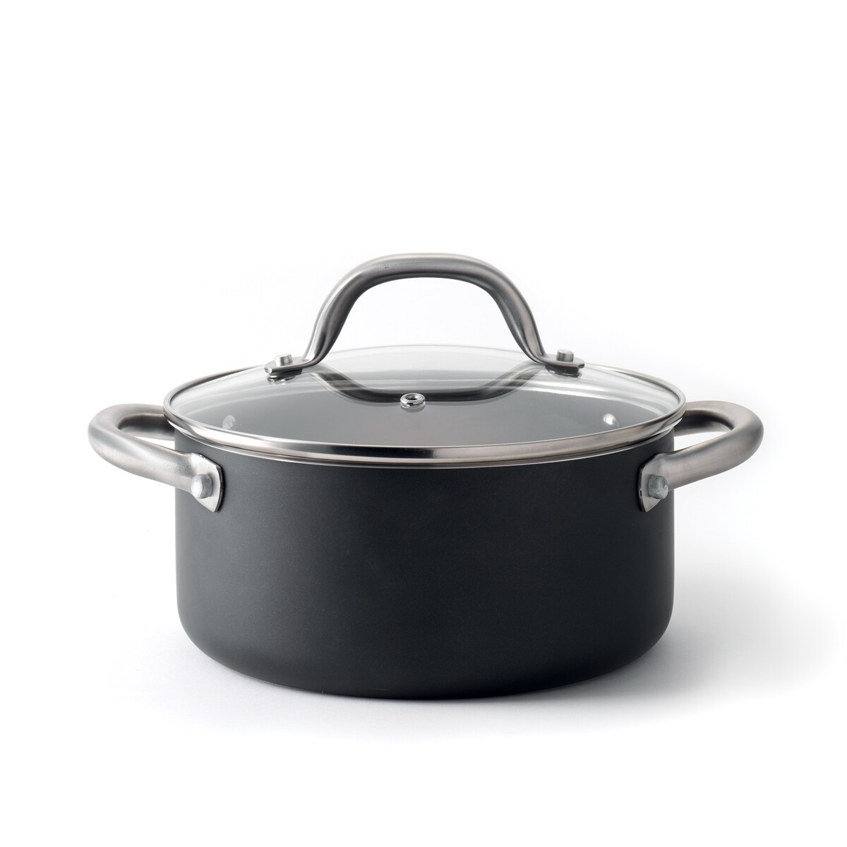 Batería de cocina de 4 piezas Aluminio Basics El Corte Inglés Negro-6