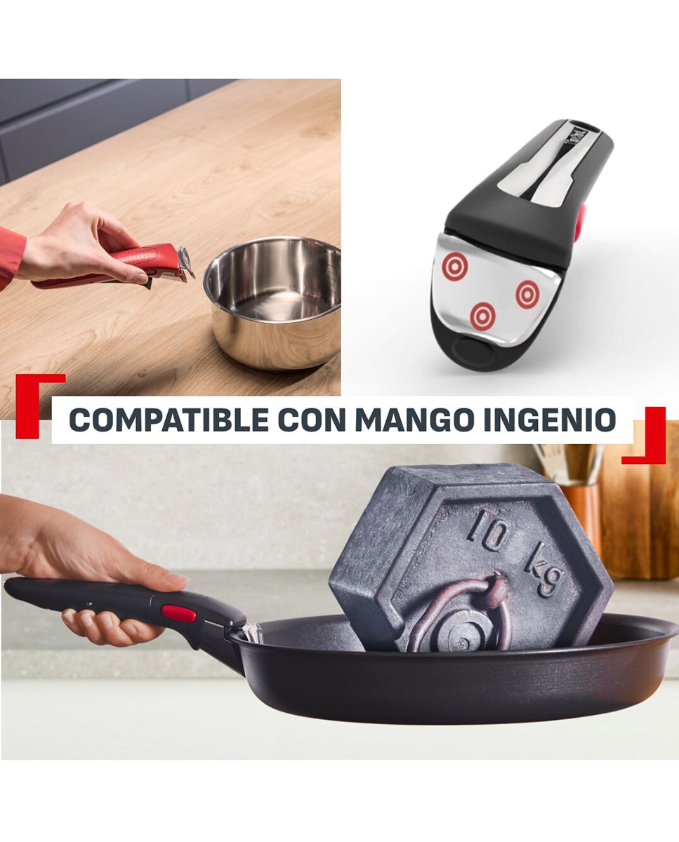 Conjunto Ingenio Excellence Fusion 8 Peças Preto-6