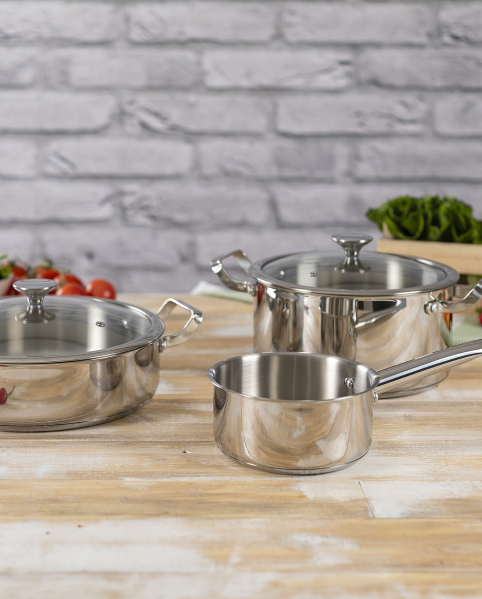 Trem de Cozinha de 5 Peças Gusto Aço-4