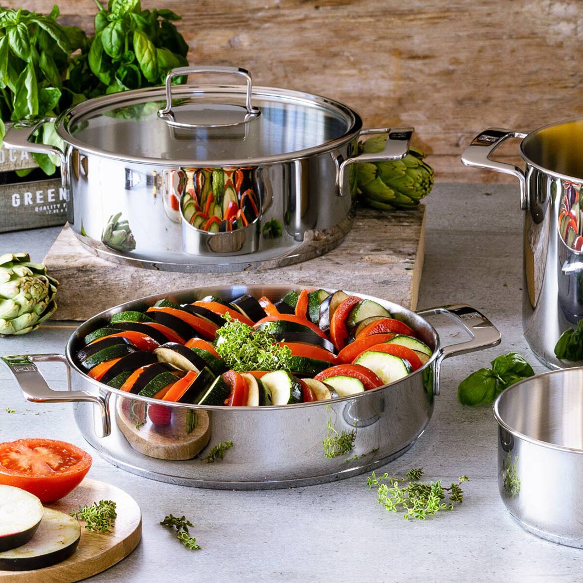 Caçarola de aço Signature Bra Aço-3