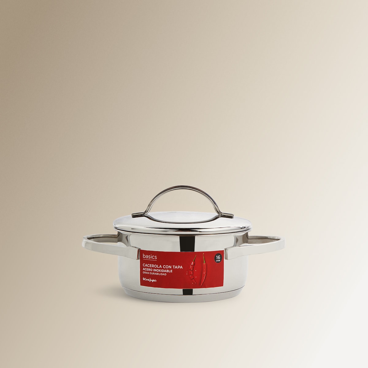 Cacerola Inox Top Basics El Corte Inglés Acero-5