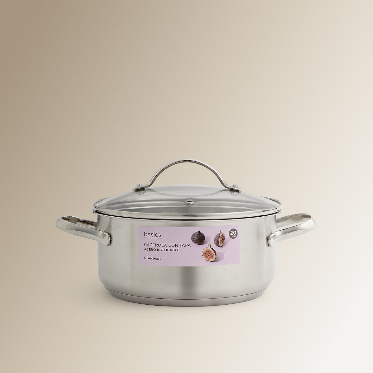 Cacerola Roast Basics El Corte Inglés Acero-5