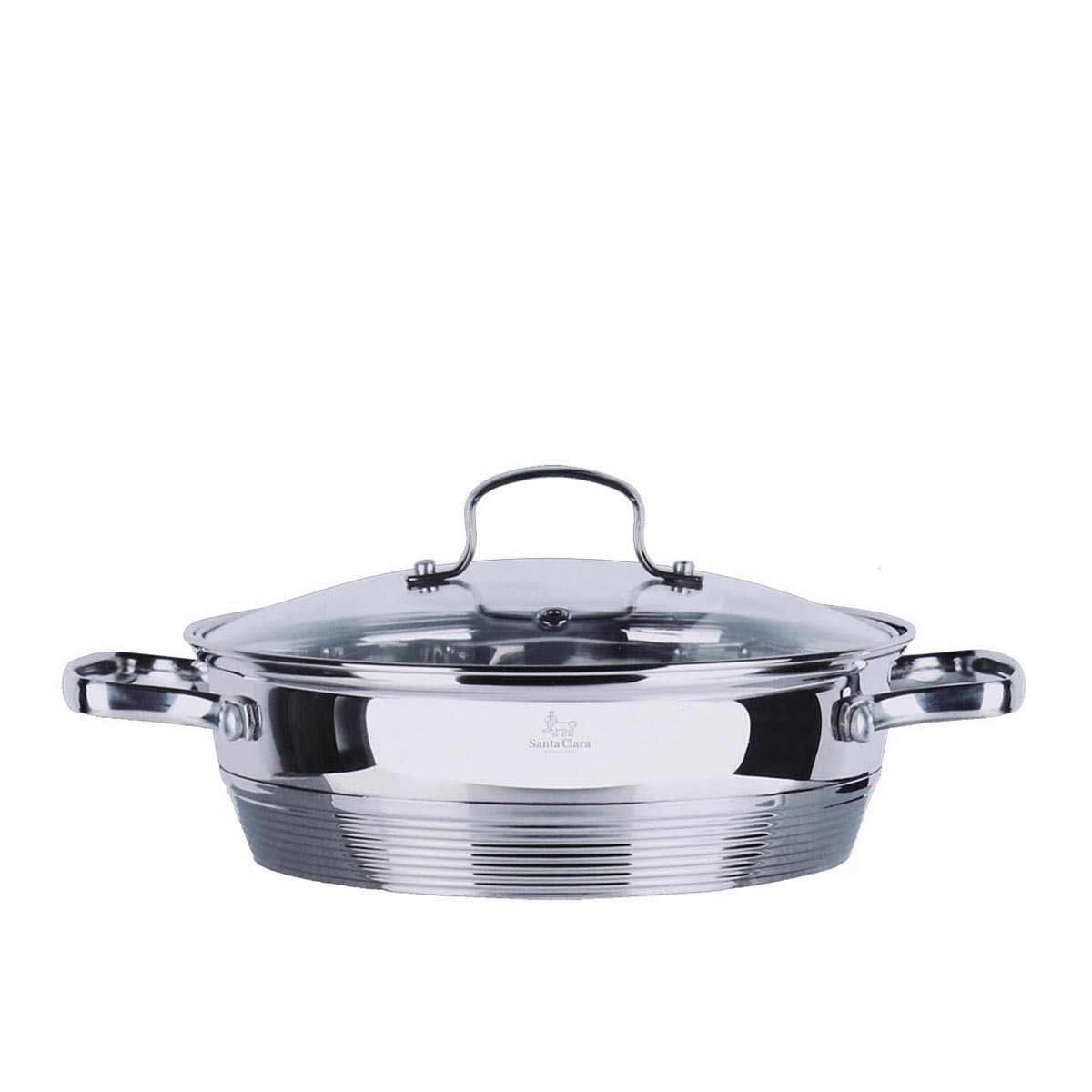 Imagen 0 de Cacerola baja de acero inoxidable Santa Clara