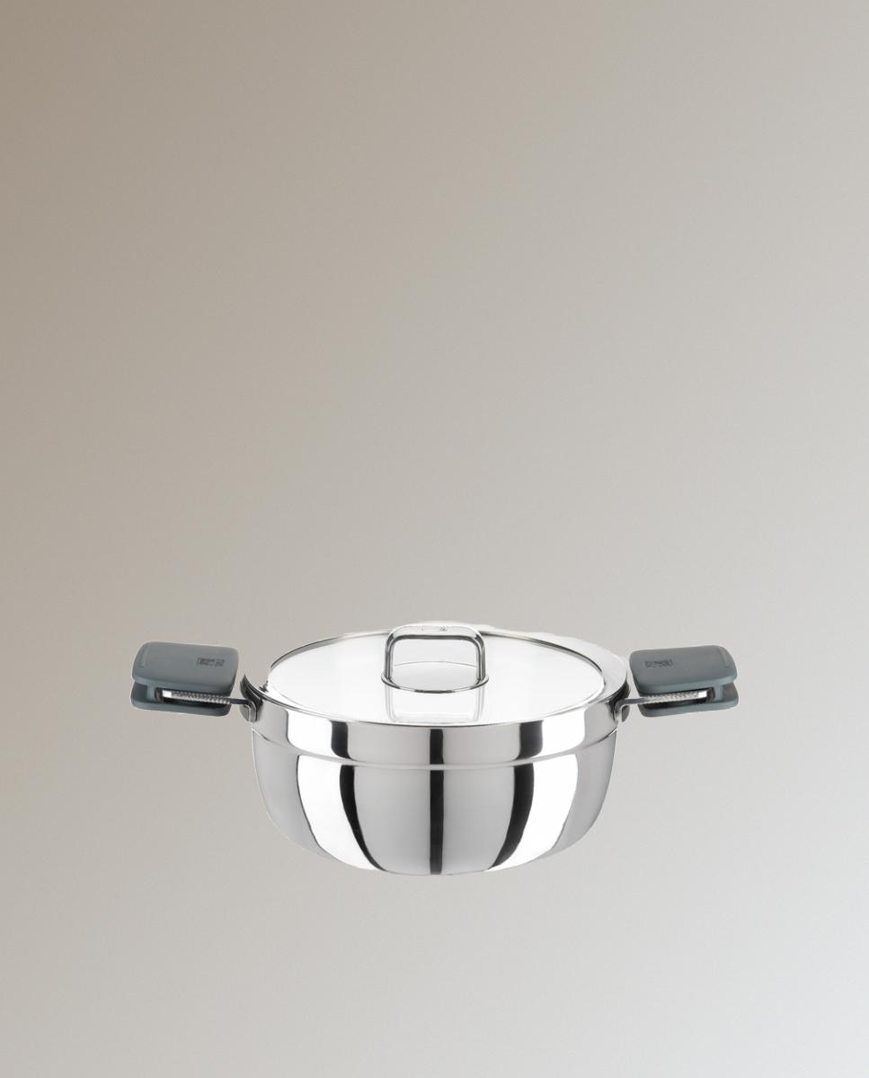 Imagen 1 de Cacerola alta Bra Compac Inox 26 cm - Acero Acero