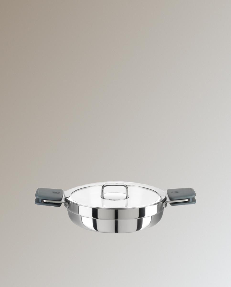Imagen 1 de Cacerola baja Bra Compac Inox 24 cm - Acero Acero