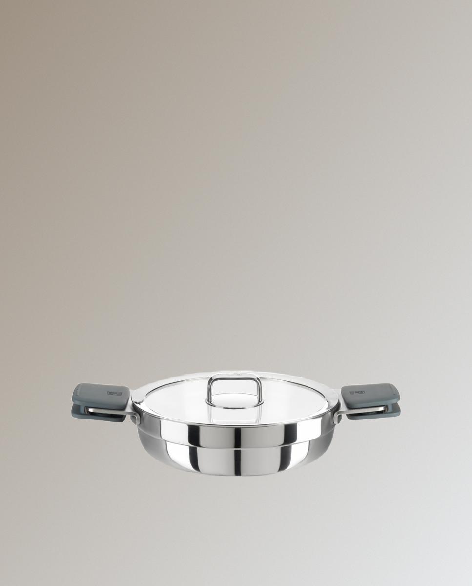 Imagen 1 de Cacerola baja Bra Compac Inox 26 cm - Acero Acero