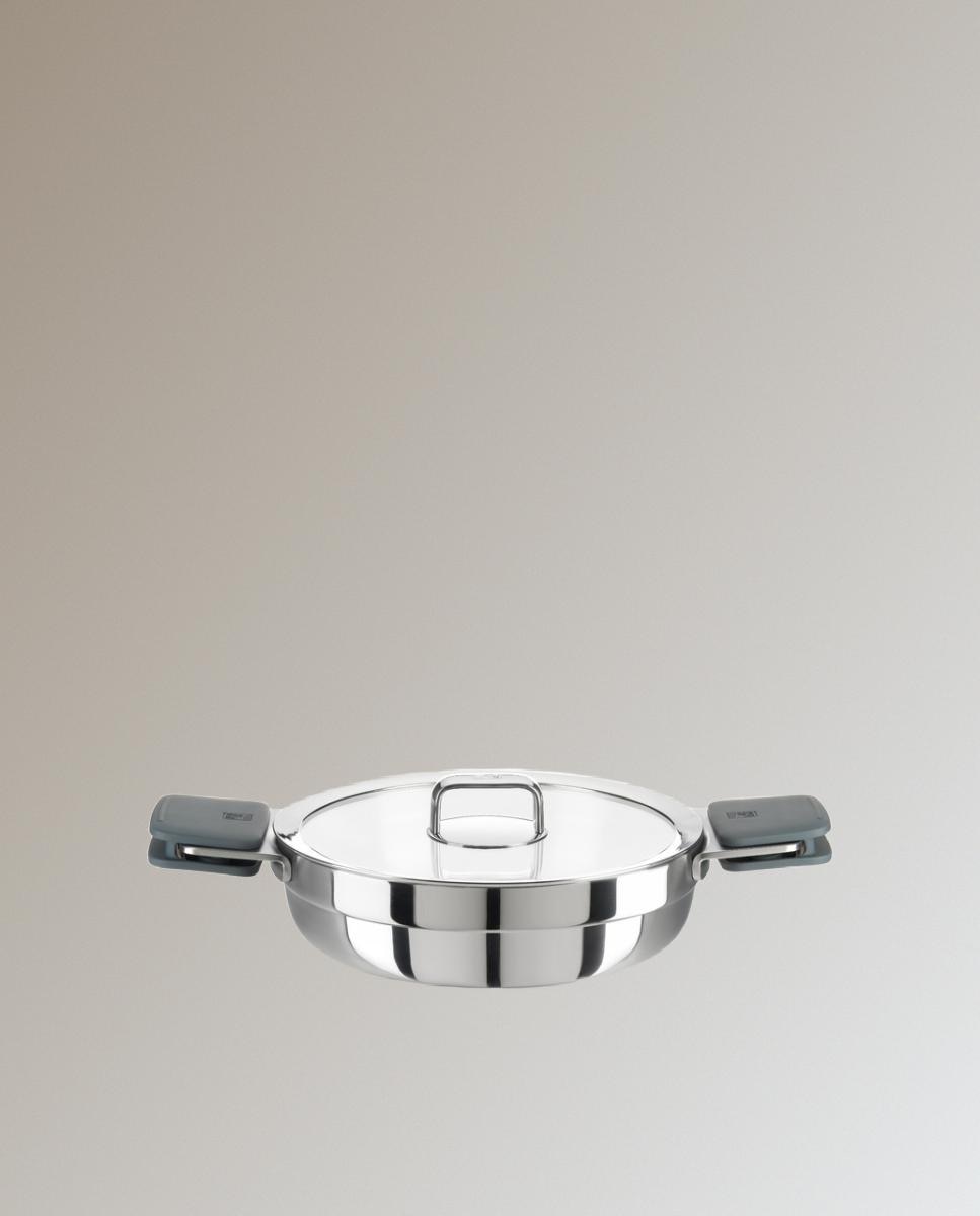 Imagen 1 de Cacerola baja Bra Compac Inox 28 cm - Acero Acero