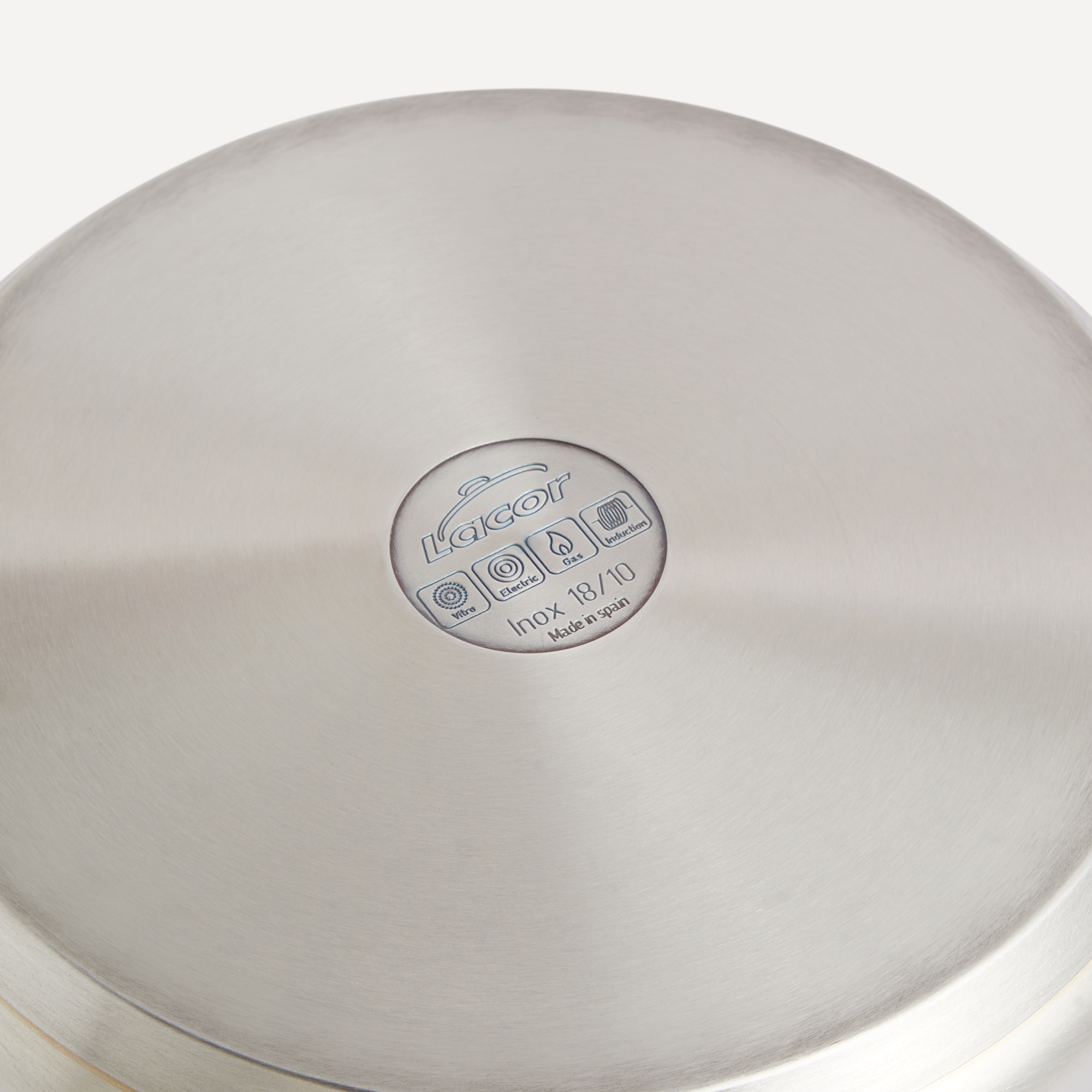 Tacho Liso com Tampa XL de Aço Inoxidável Aço-5
