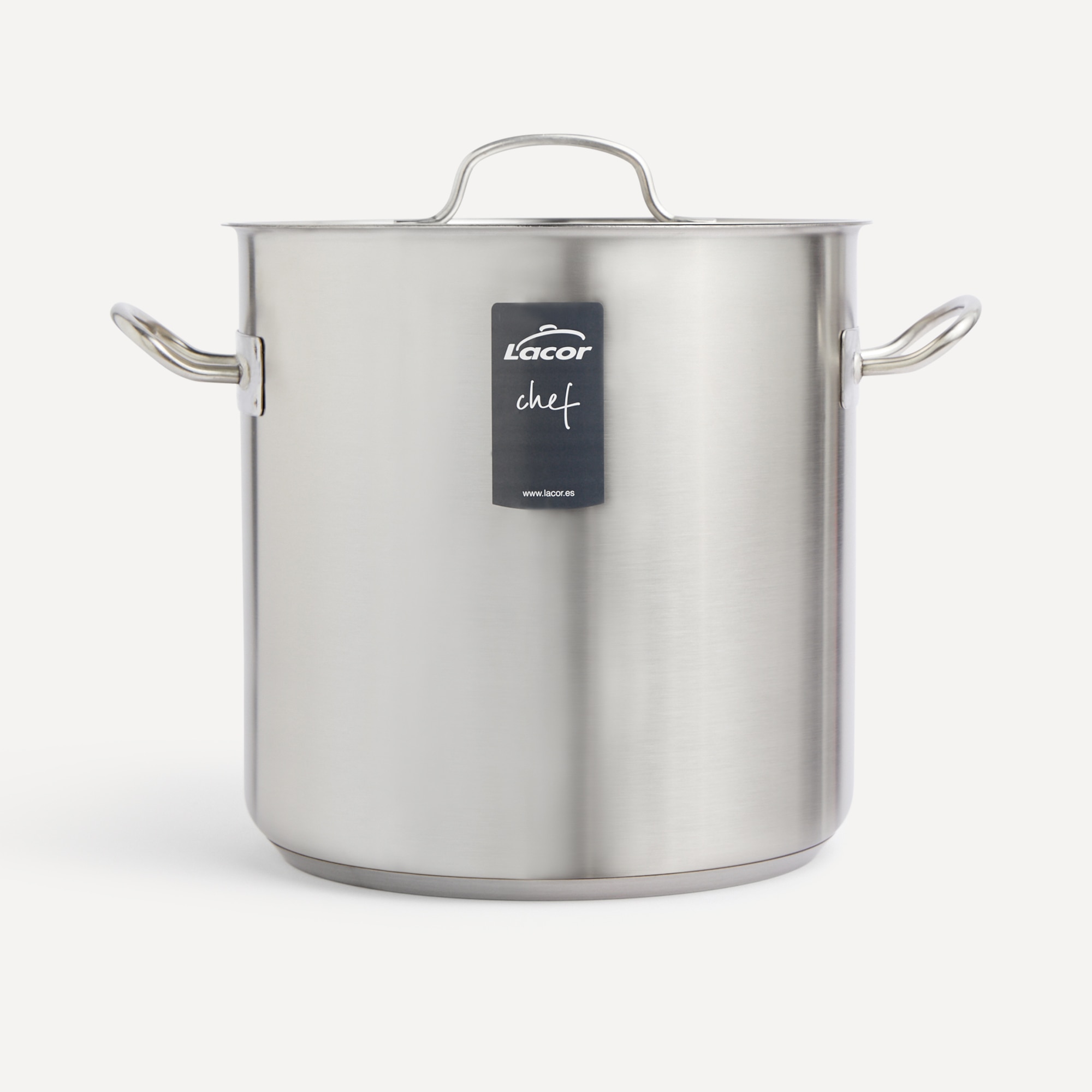 Tacho Liso com Tampa XL de Aço Inoxidável Aço-6