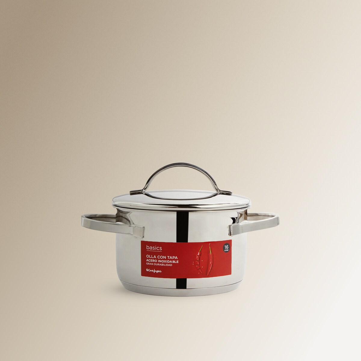 Olla Inox Top Basics El Corte Inglés Acero-5