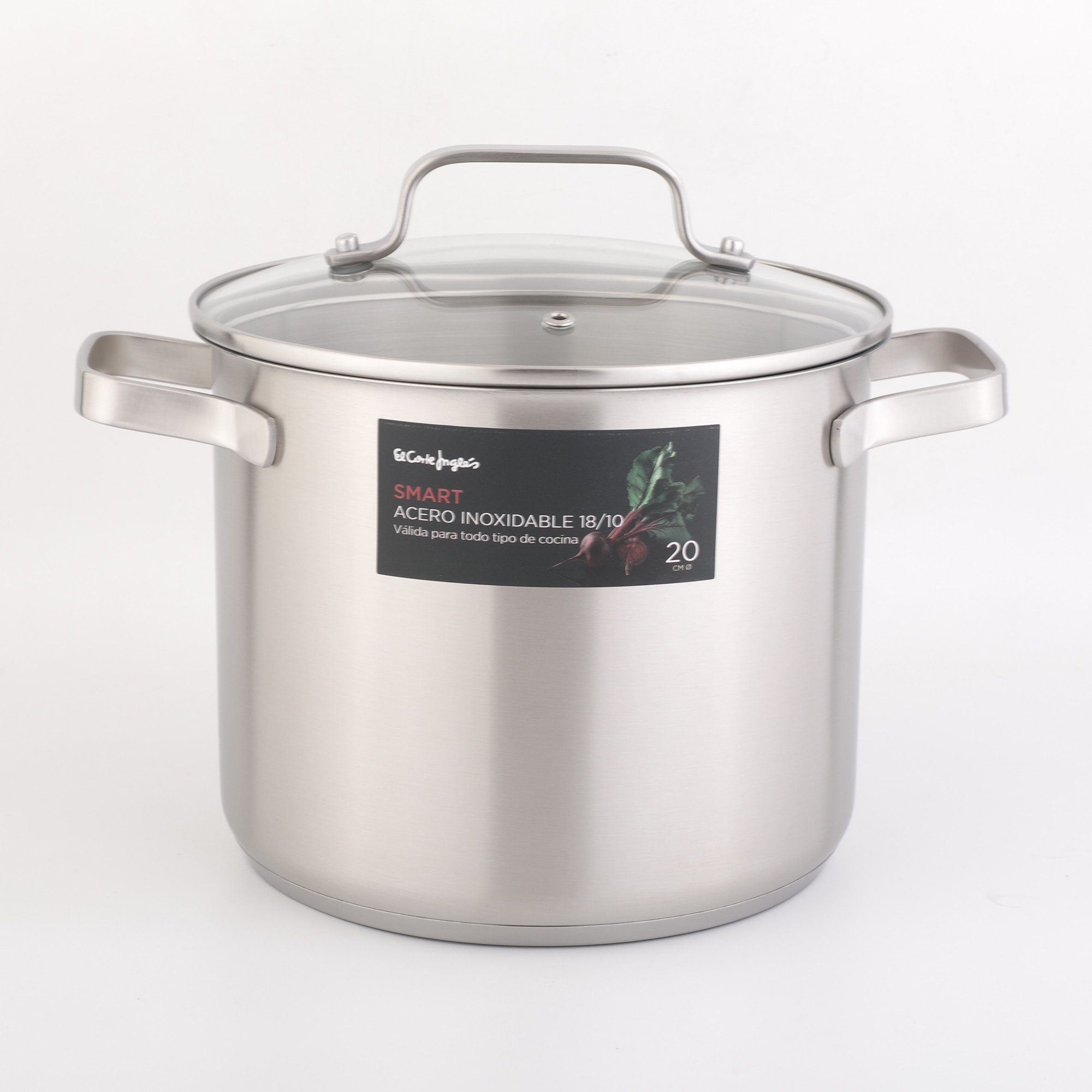 Panela Alta de Aço Inoxidável sem Antiaderente Smart Aço-3