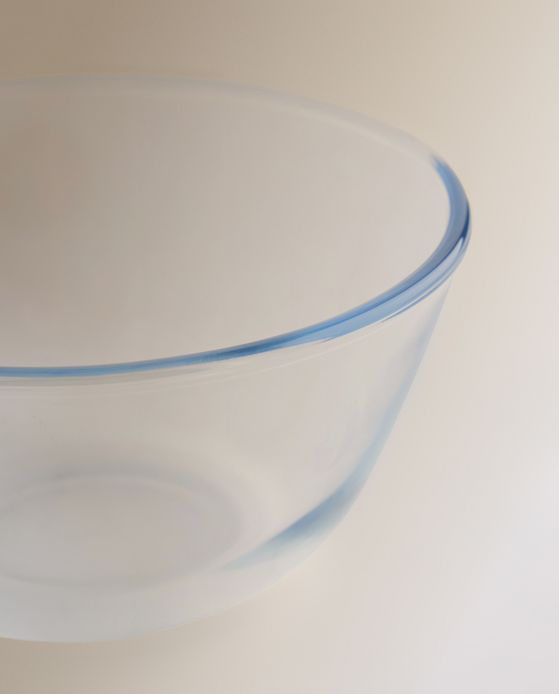 Taça misturadora de vidro Transparente-3