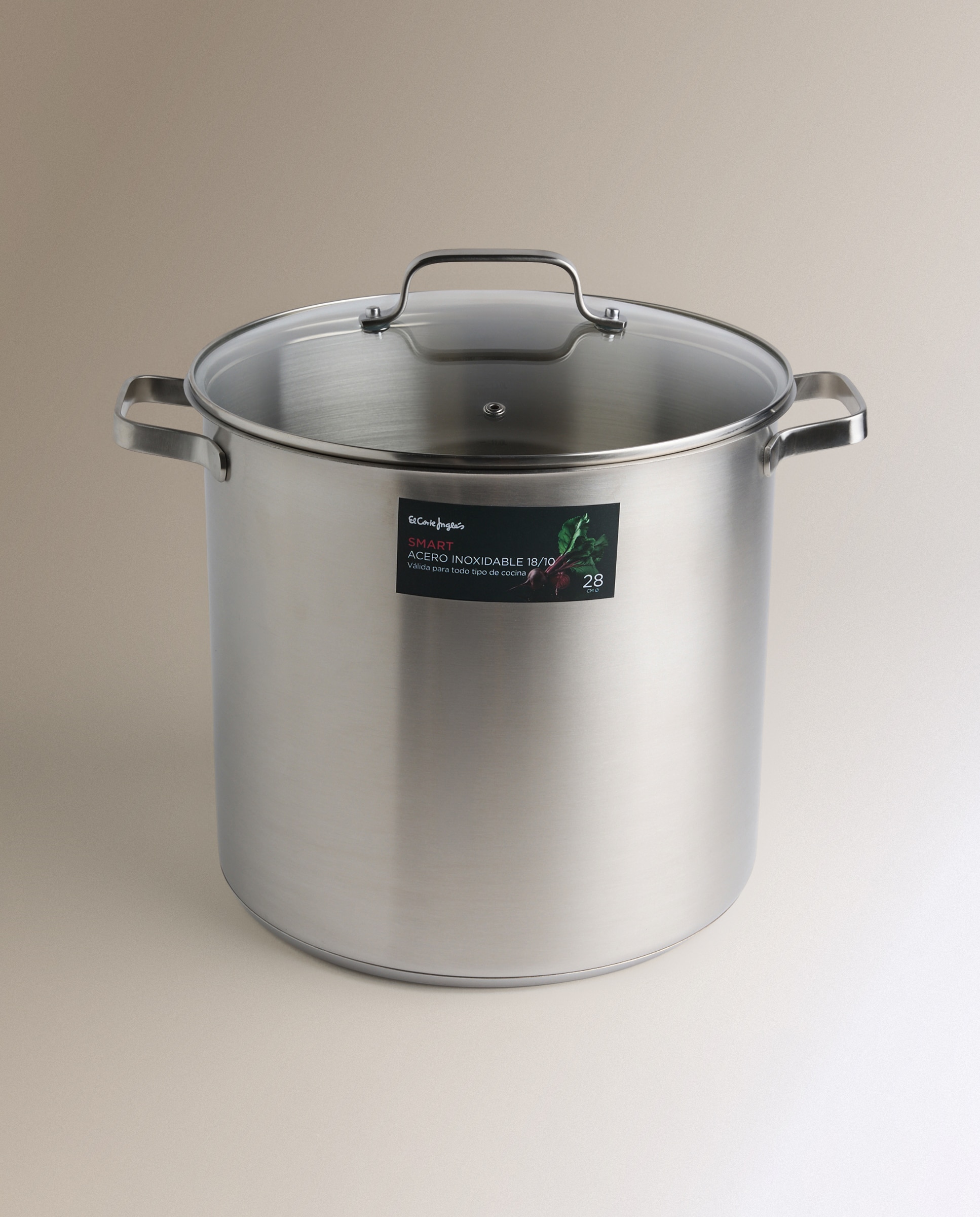 Panela Alta de Aço Inoxidável sem Antiaderente Smart Aço-5