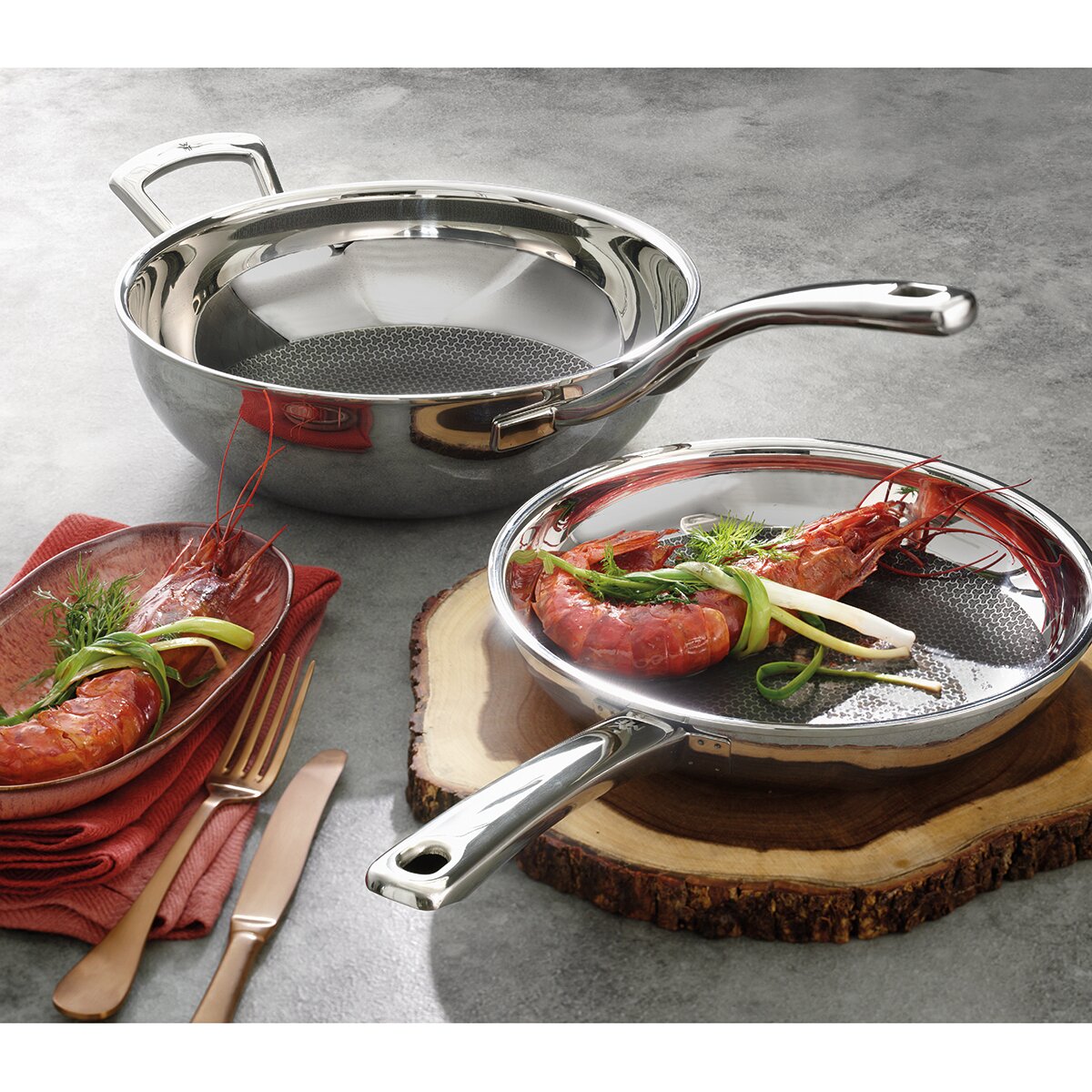 Wok WMF Profi Resist Aço-3