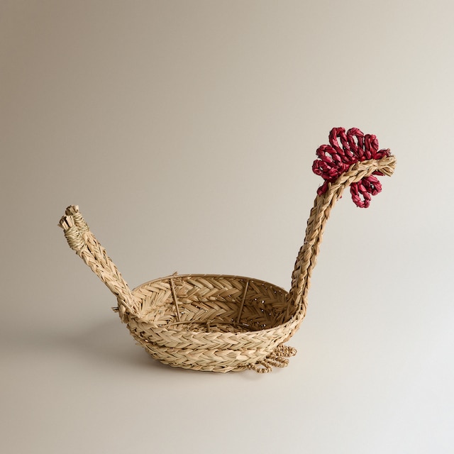 Imagem 0 de Fruteira de Rattan Galinha Farm